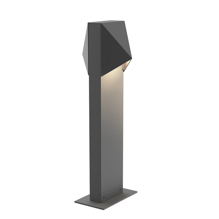 Sonneman Triform Compact 16" 2-Light LED Bollard in Textured Gray Sonneman Triform Compact 16" 2-Light LED Bollard in Textured Gray