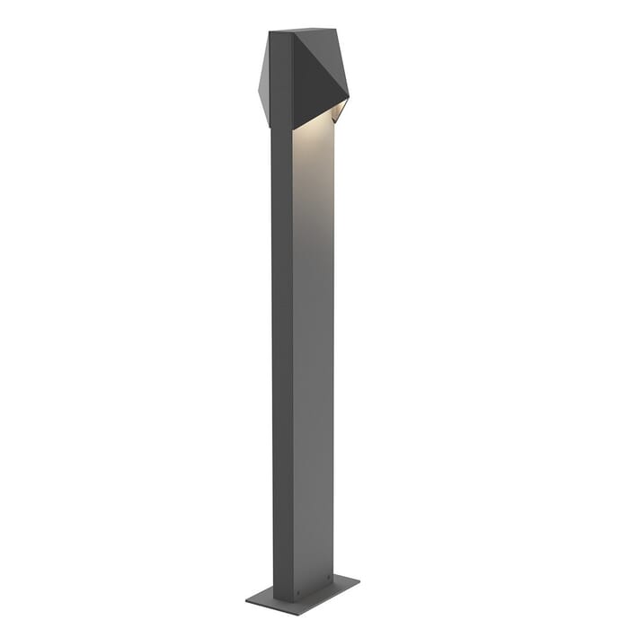 Sonneman Triform Compact 28" 2-Light LED Bollard in Textured Gray Sonneman Triform Compact 28" 2-Light LED Bollard in Textured Gray