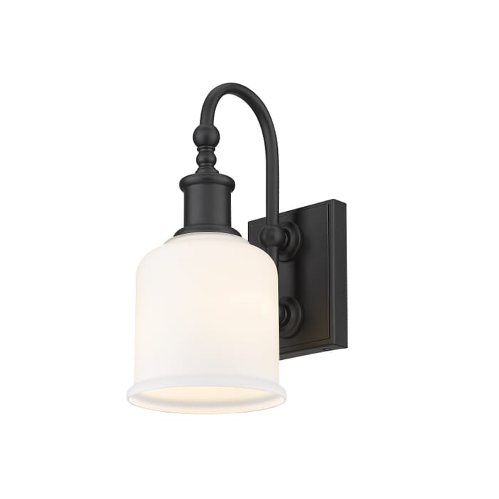 Z-Lite Bryant 1-Light Wall Sconce In Matte Black Z-Lite Bryant 1-Light Wall Sconce In Matte Black