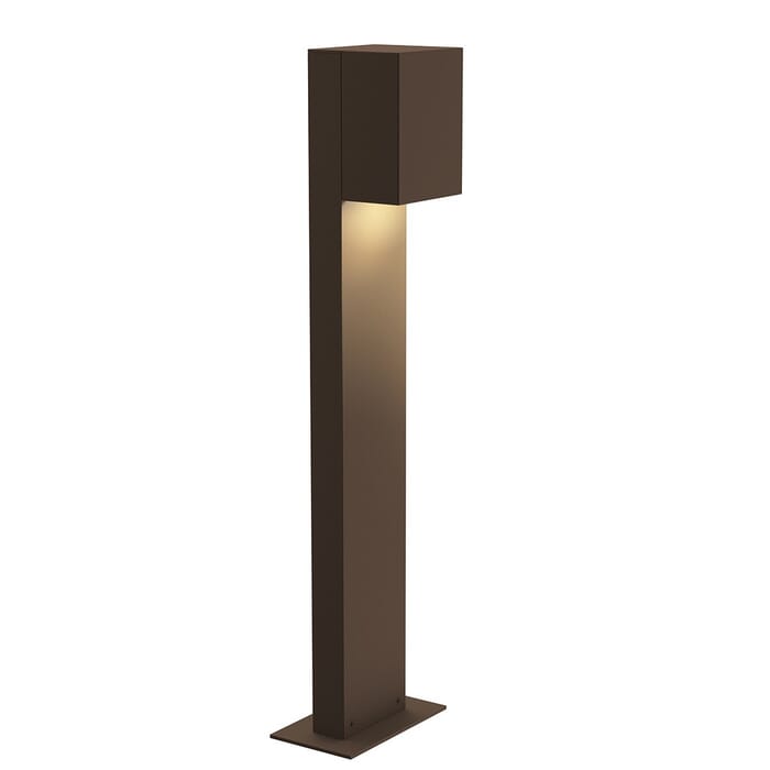 Sonneman Box 22" LED Bollard in Textured Bronze Sonneman Box 22" LED Bollard in Textured Bronze