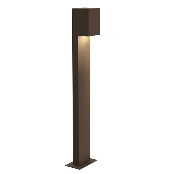 Sonneman Box 28" LED Bollard in Textured Bronze Sonneman Box 28" LED Bollard in Textured Bronze