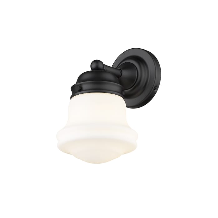 Z-Lite Vaughn 1-Light Wall Sconce In Matte Black Z-Lite Vaughn 1-Light Wall Sconce In Matte Black