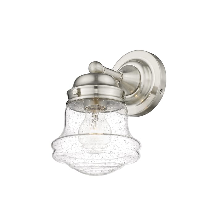 Z-Lite Vaughn 1-Light Wall Sconce In Brushed Nickel Z-Lite Vaughn 1-Light Wall Sconce In Brushed Nickel
