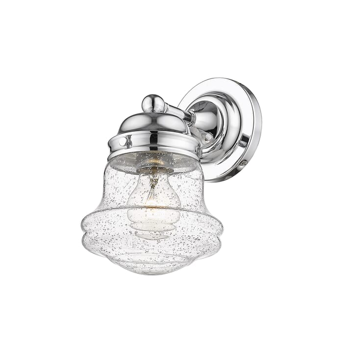 Z-Lite Vaughn 1-Light Wall Sconce In Chrome Z-Lite Vaughn 1-Light Wall Sconce In Chrome