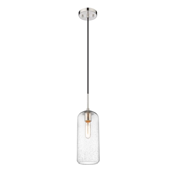 Z-Lite Monty 1-Light Pendant Light In Brushed Nickel Z-Lite Monty 1-Light Pendant Light In Brushed Nickel