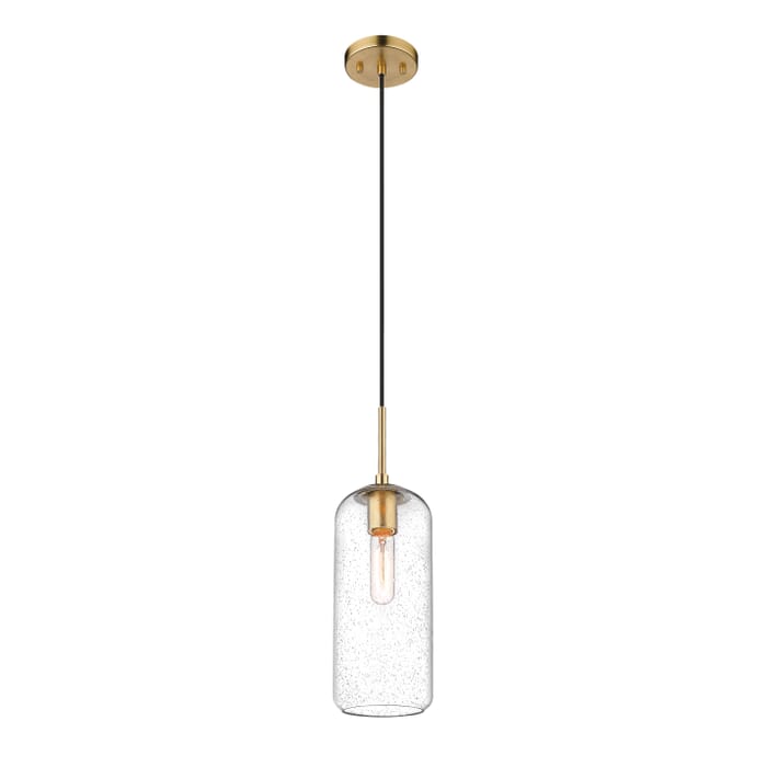 Z-Lite Monty 1-Light Pendant Light In Heritage Brass Z-Lite Monty 1-Light Pendant Light In Heritage Brass