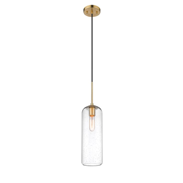 Z-Lite Monty 1-Light Pendant Light In Heritage Brass Z-Lite Monty 1-Light Pendant Light In Heritage Brass