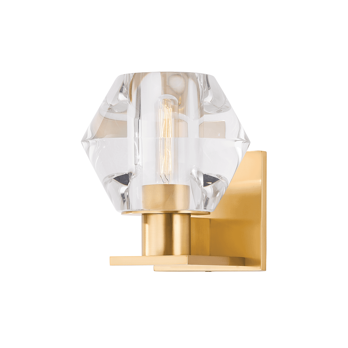 Aged Brass One Ligh… - image