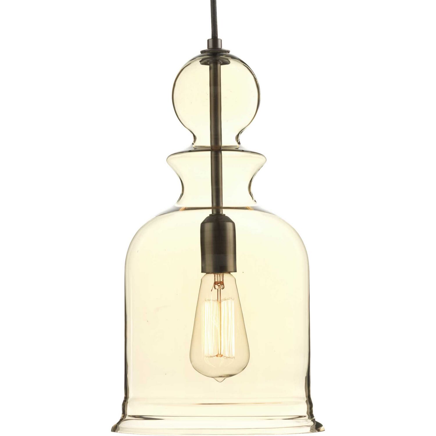 Antique Bronze One Light Pendant from the Staunton Collection