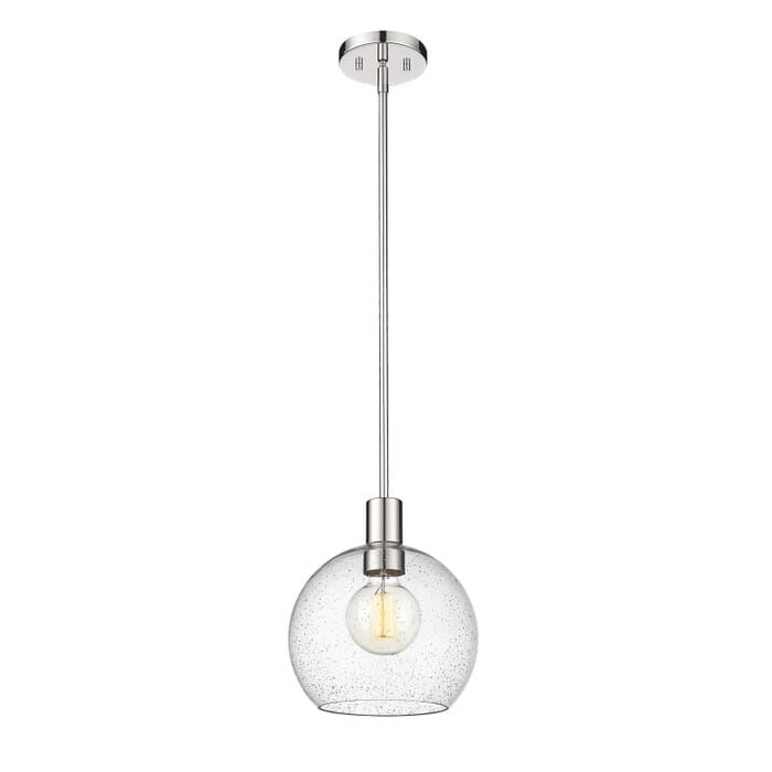 Z-Lite Margo 1-Light Pendant Light In Polished Nickel Z-Lite Margo 1-Light Pendant Light In Polished Nickel
