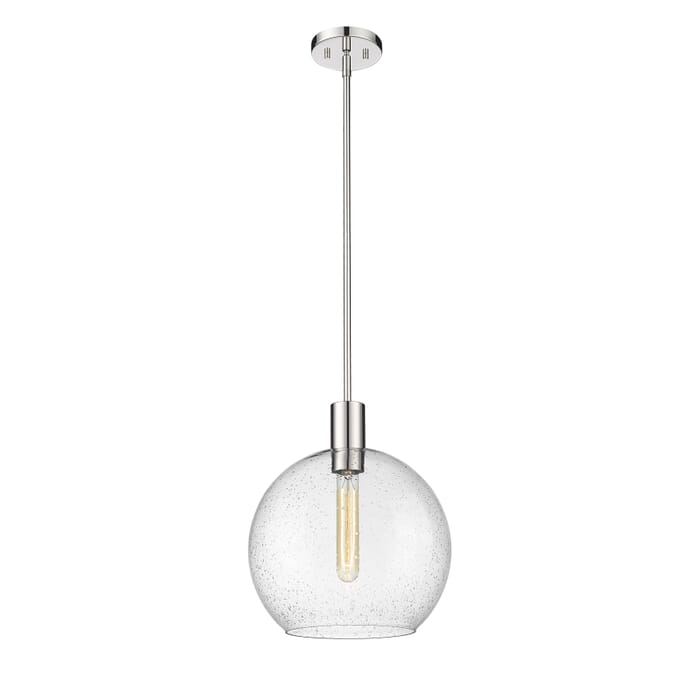 Z-Lite Margo 1-Light Pendant Light In Polished Nickel Z-Lite Margo 1-Light Pendant Light In Polished Nickel