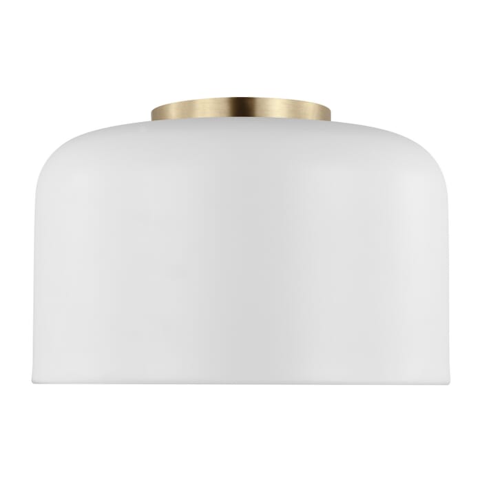 Malone 1-Light Flushmount Ceiling Light in Matte White Malone 1-Light Flushmount Ceiling Light in Matte White