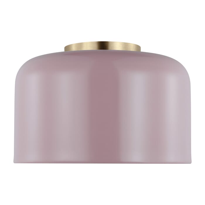 Malone 1-Light Flushmount Ceiling Light in Rose Malone 1-Light Flushmount Ceiling Light in Rose