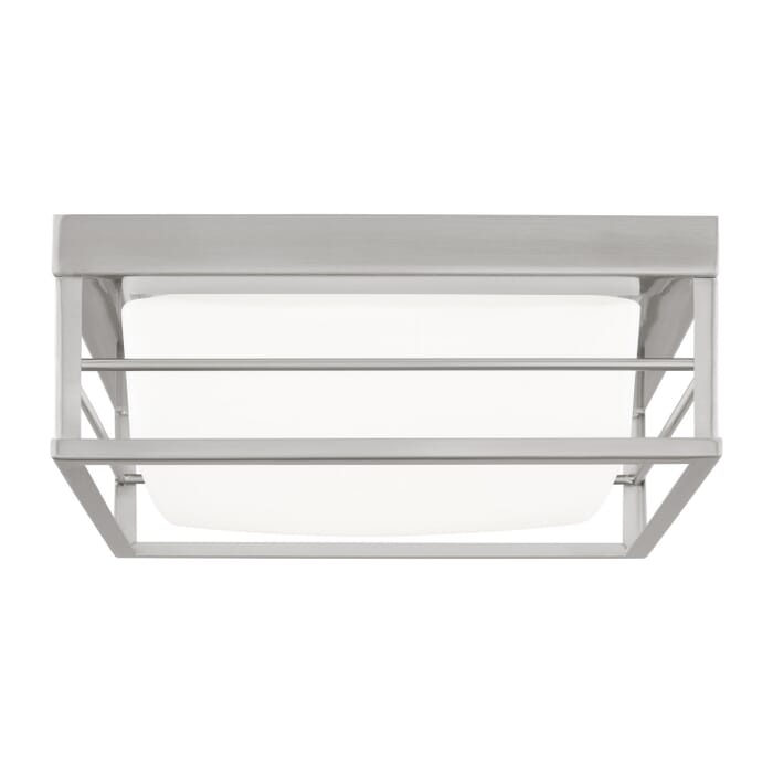Dearborn 1-Light LED Flushmount Ceiling Light in Brushed Nickel Dearborn 1-Light LED Flushmount Ceiling Light in Brushed Nickel