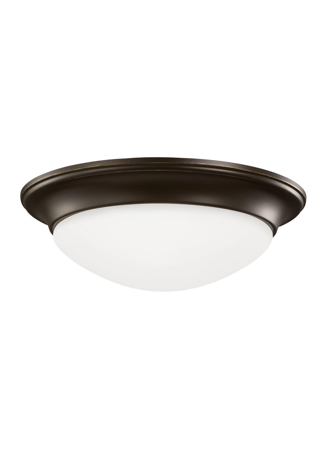 Nash 1-Light Flush Mount in Bronze