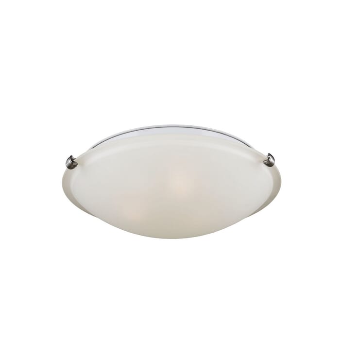 Sea Gull Clip 3-Light Ceiling Light in Brushed Nickel Sea Gull Clip 3-Light Ceiling Light in Brushed Nickel