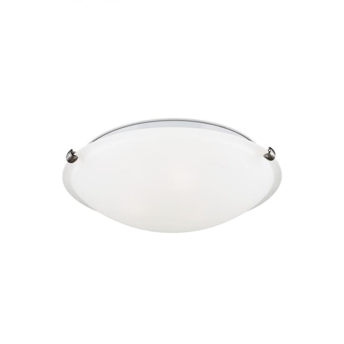 Sea Gull Clip 3-Light Ceiling Light in Brushed Nickel Sea Gull Clip 3-Light Ceiling Light in Brushed Nickel