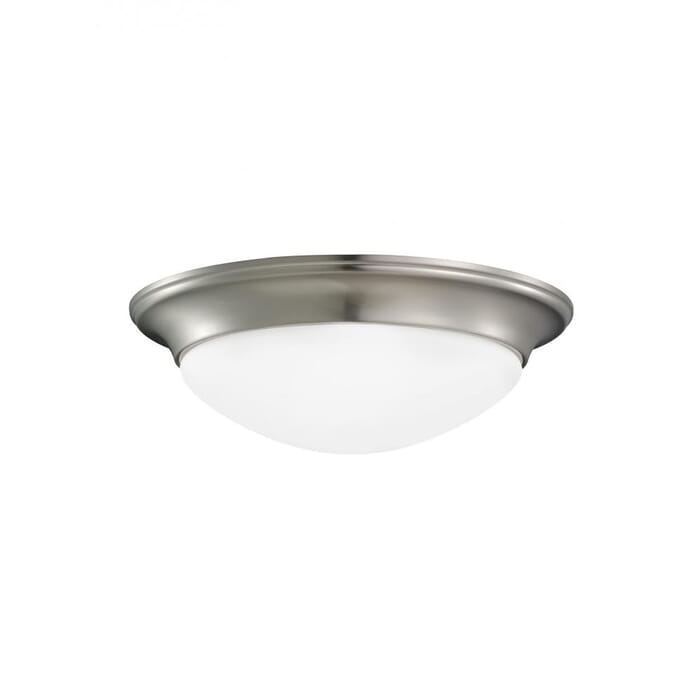 Sea Gull Nash 2-Light Ceiling Light in Brushed Nickel Sea Gull Nash 2-Light Ceiling Light in Brushed Nickel