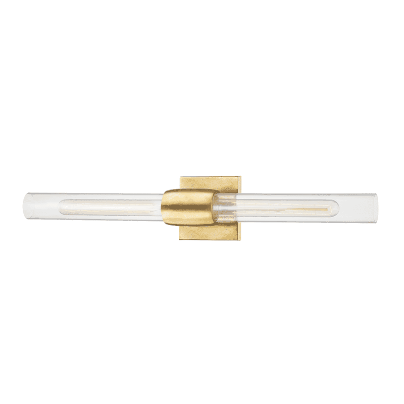Hudson Valley Hogan 2-Light Wall Sconce in Aged Brass