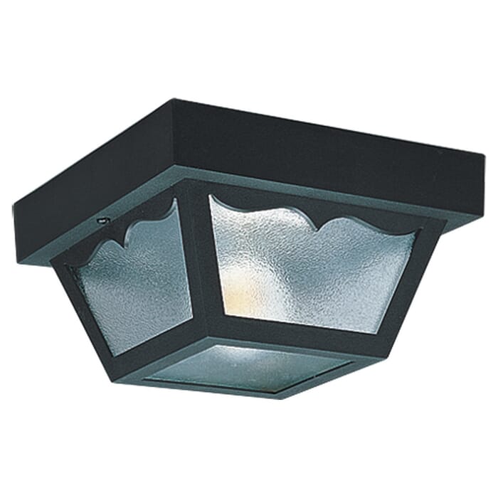 Sea Gull Ceiling 2-Light 10" Outdoor Ceiling Light in Clear Sea Gull Ceiling 2-Light 10" Outdoor Ceiling Light in Clear