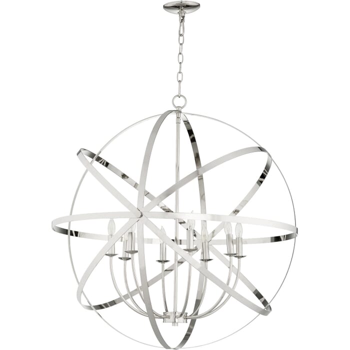 Eight Light Chandelier by Quorum Eight Light Chandelier by Quorum