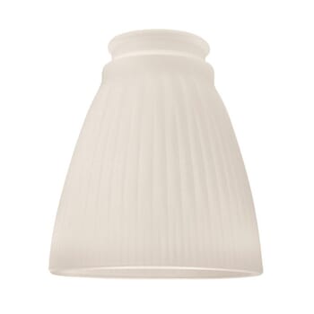 Craftmade 2 1/4" Glass- Frosted Ribbed Cone