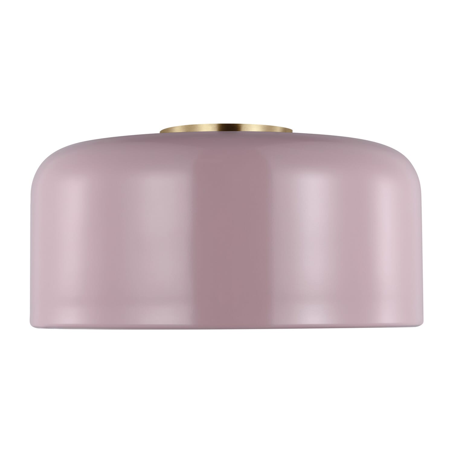 Malone 1-Light Flushmount Ceiling Light in Rose