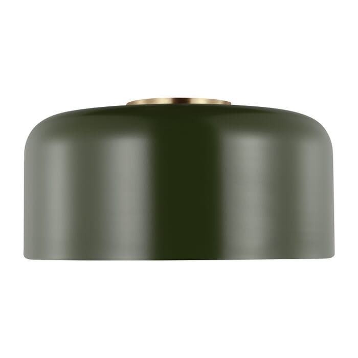 Malone 1-Light Flushmount Ceiling Light in Olive Malone 1-Light Flushmount Ceiling Light in Olive