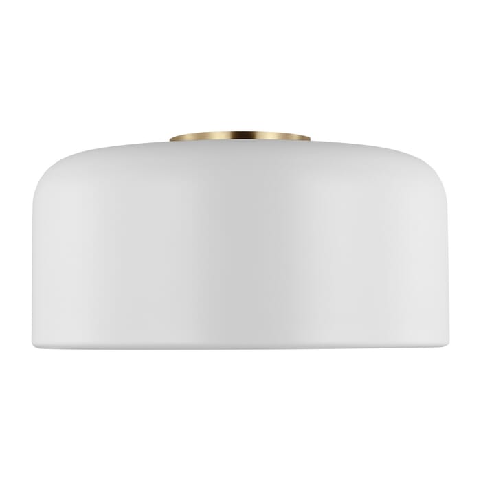 Malone 1-Light LED Flushmount Ceiling Light in Matte White Malone 1-Light LED Flushmount Ceiling Light in Matte White