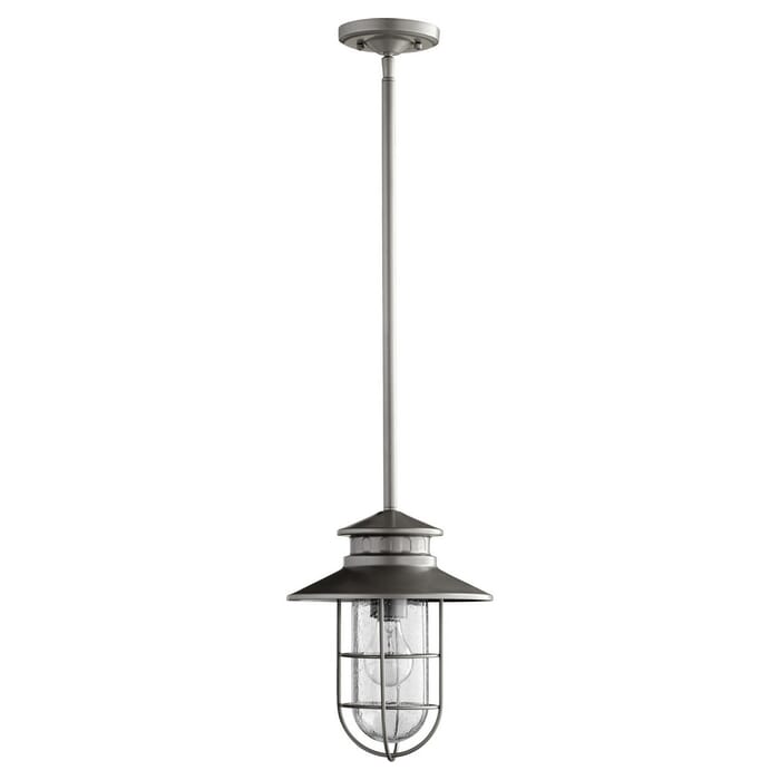 Quorum Moriarty 12" Outdoor Hanging Light in Graphite Quorum Moriarty 12" Outdoor Hanging Light in Graphite