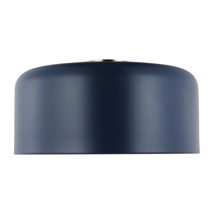 Malone 1-Light Flushmount Ceiling Light in Navy Malone 1-Light Flushmount Ceiling Light in Navy