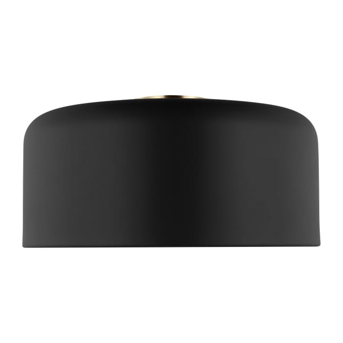 Malone 1-Light LED Flushmount Ceiling Light in Midnight Black Malone 1-Light LED Flushmount Ceiling Light in Midnight Black
