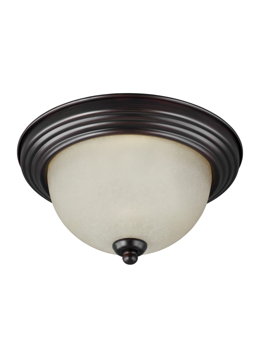 Geary 3-Light Flush Mount in Bronze