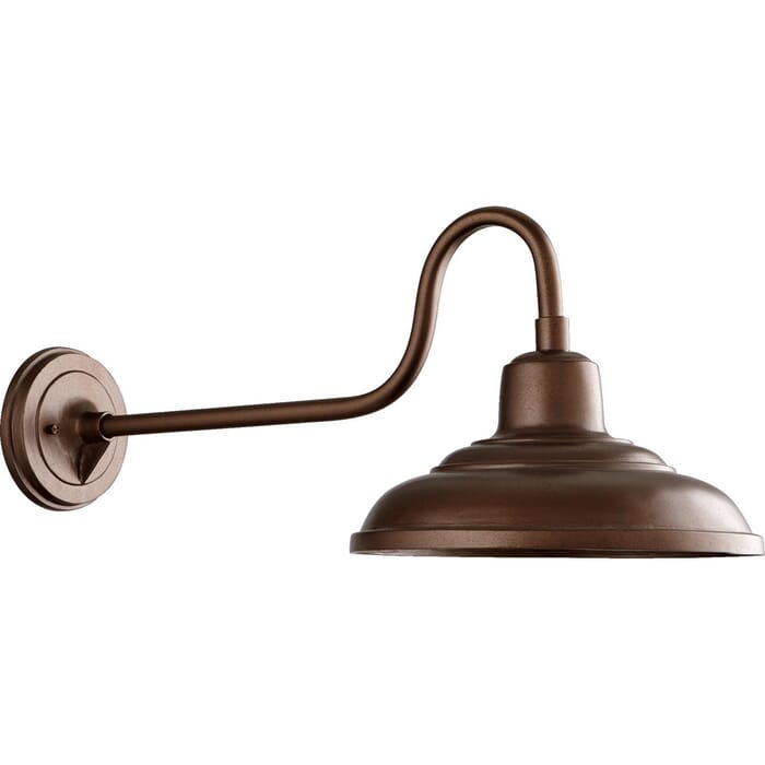 Quorum Transitional Outdoor Wall Light in Oiled Bronze Quorum Transitional Outdoor Wall Light in Oiled Bronze