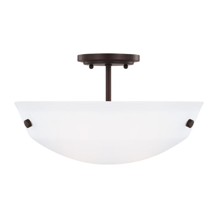 Kerrville 2-Light Semi-Flush Convertible Pendant in Bronze Kerrville 2-Light Semi-Flush Convertible Pendant in Bronze