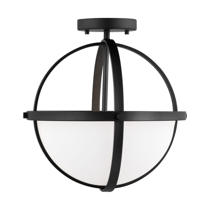 Sea Gull Alturas 2-Light Ceiling Light in Midnight Black Sea Gull Alturas 2-Light Ceiling Light in Midnight Black