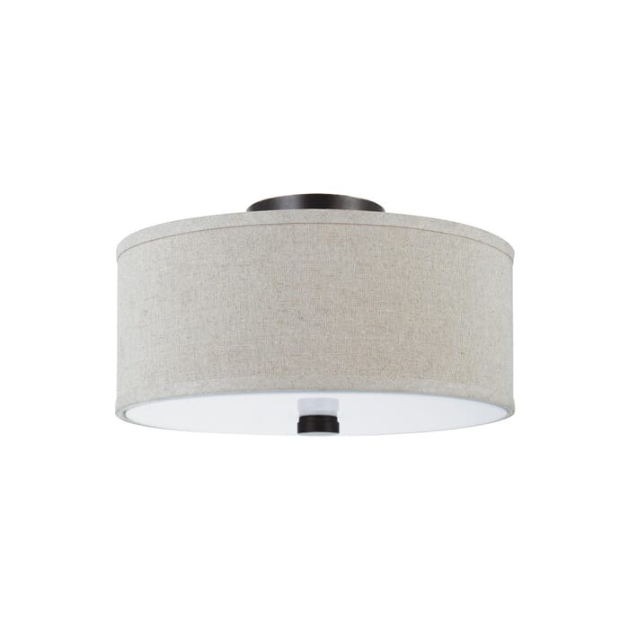 Sea Gull Dayna Shade 2-Light Ceiling Light in Burnt Sienna Sea Gull Dayna Shade 2-Light Ceiling Light in Burnt Sienna