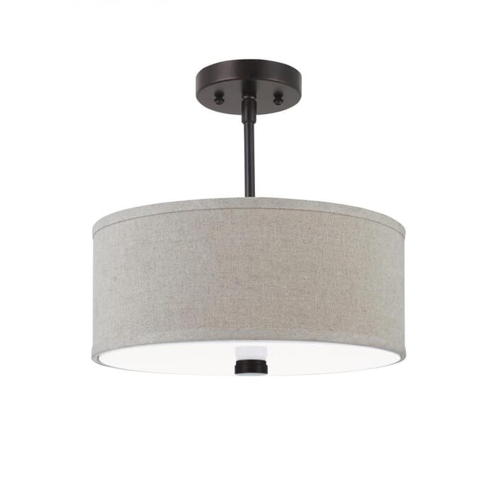 Sea Gull Dayna Shade Pendants 2-Light Ceiling Light in Burnt Sienna Sea Gull Dayna Shade Pendants 2-Light Ceiling Light in Burnt Sienna