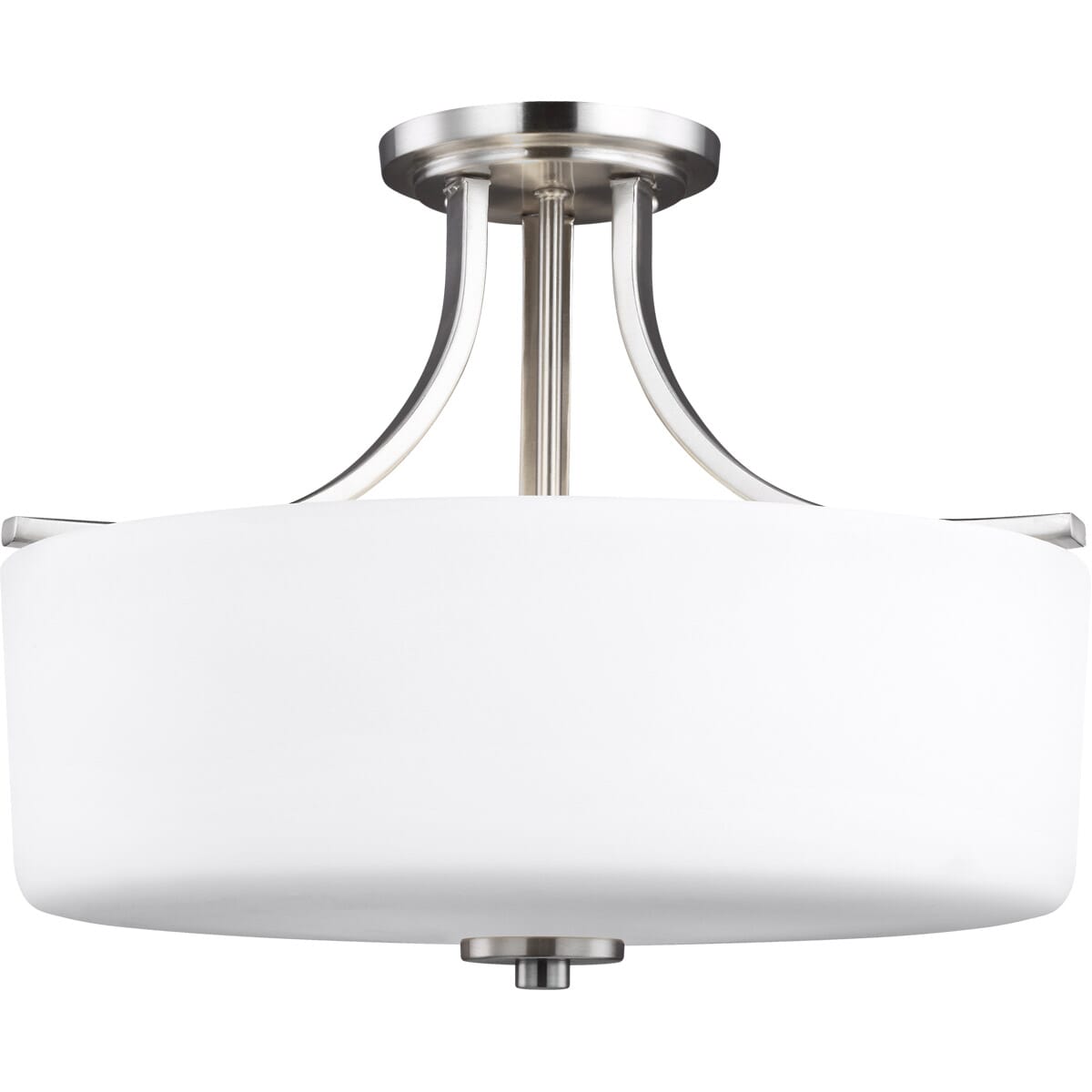Canfield 3-Light Ceiling Light in Brushed Nickel