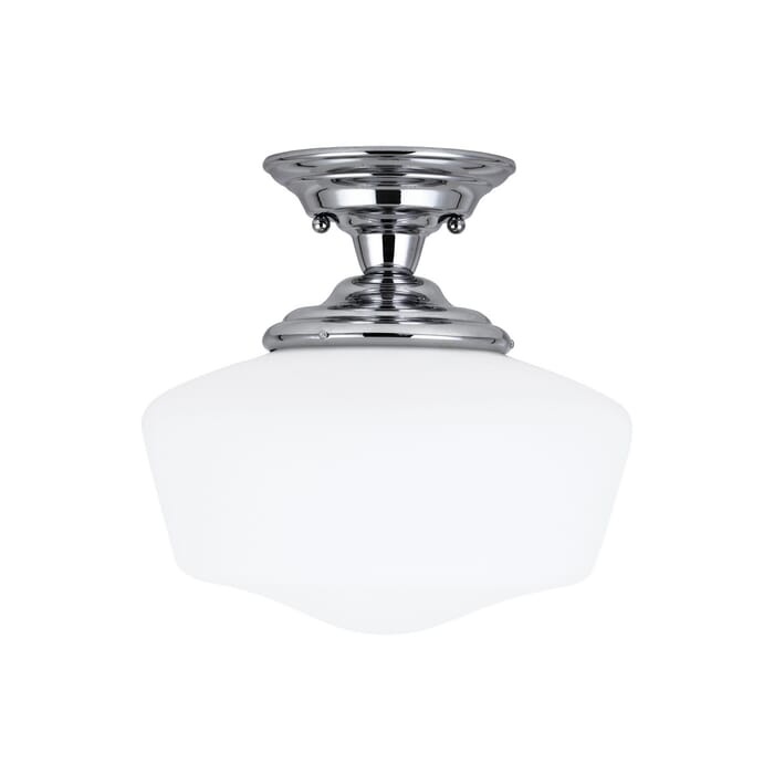 Sea Gull Academy Schoolhouse Ceiling Light in Chrome Sea Gull Academy Schoolhouse Ceiling Light in Chrome