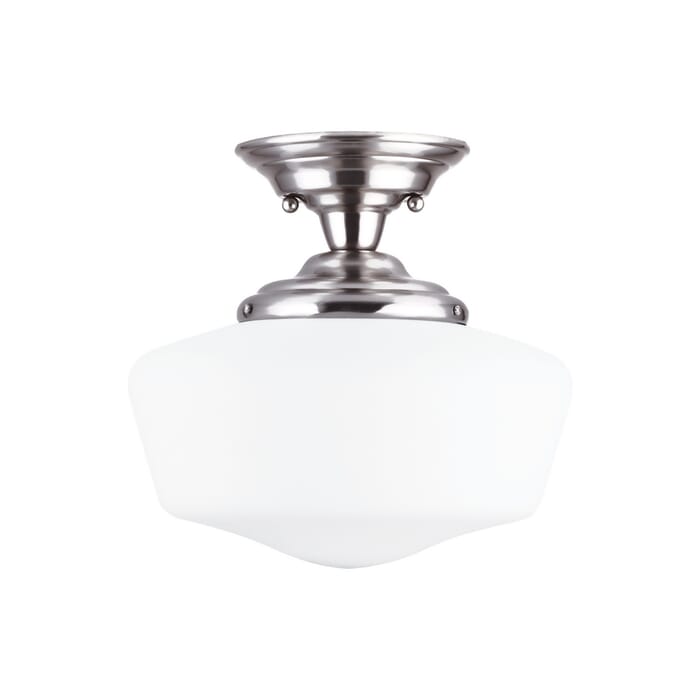 Sea Gull Academy Ceiling Light in Brushed Nickel Sea Gull Academy Ceiling Light in Brushed Nickel