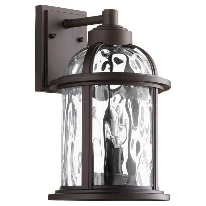 Quorum Winston 3-Light 15" Outdoor Wall Light in Oiled Bronze Quorum Winston 3-Light 15" Outdoor Wall Light in Oiled Bronze
