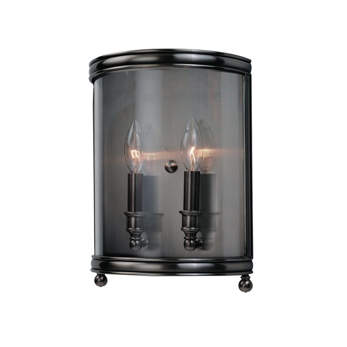 Hudson Valley Larchmont 2-Light 12" Wall Sconce in Historical Nickel Hudson Valley Larchmont 2-Light 12" Wall Sconce in Historical Nickel