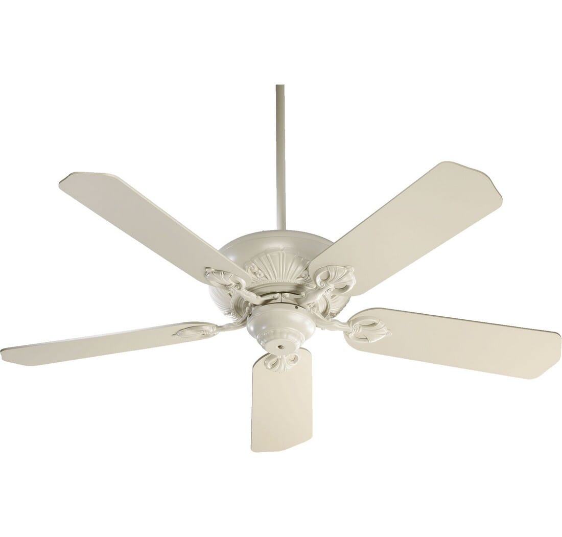 Quorum Chateaux 52" Indoor Ceiling Fan in Antique White