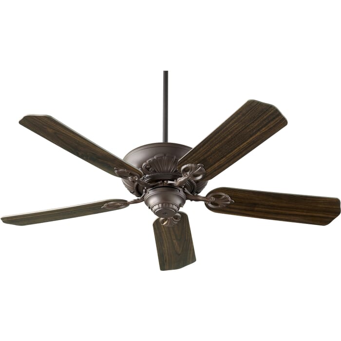 Quorum Chateaux 60" Indoor Ceiling Fan in Oiled Bronze Quorum Chateaux 60" Indoor Ceiling Fan in Oiled Bronze