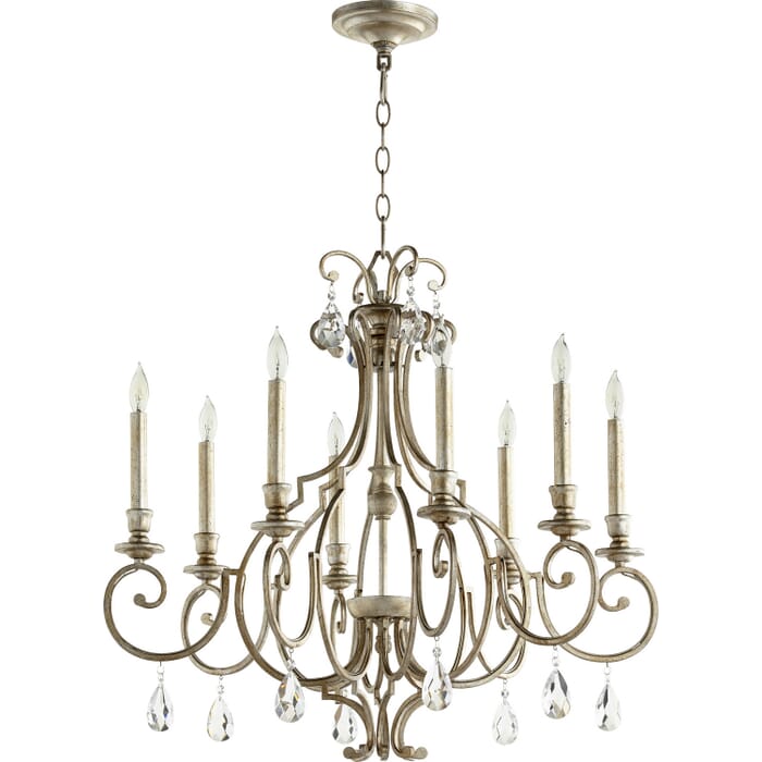Eight Light Chandelier by Quorum Eight Light Chandelier by Quorum