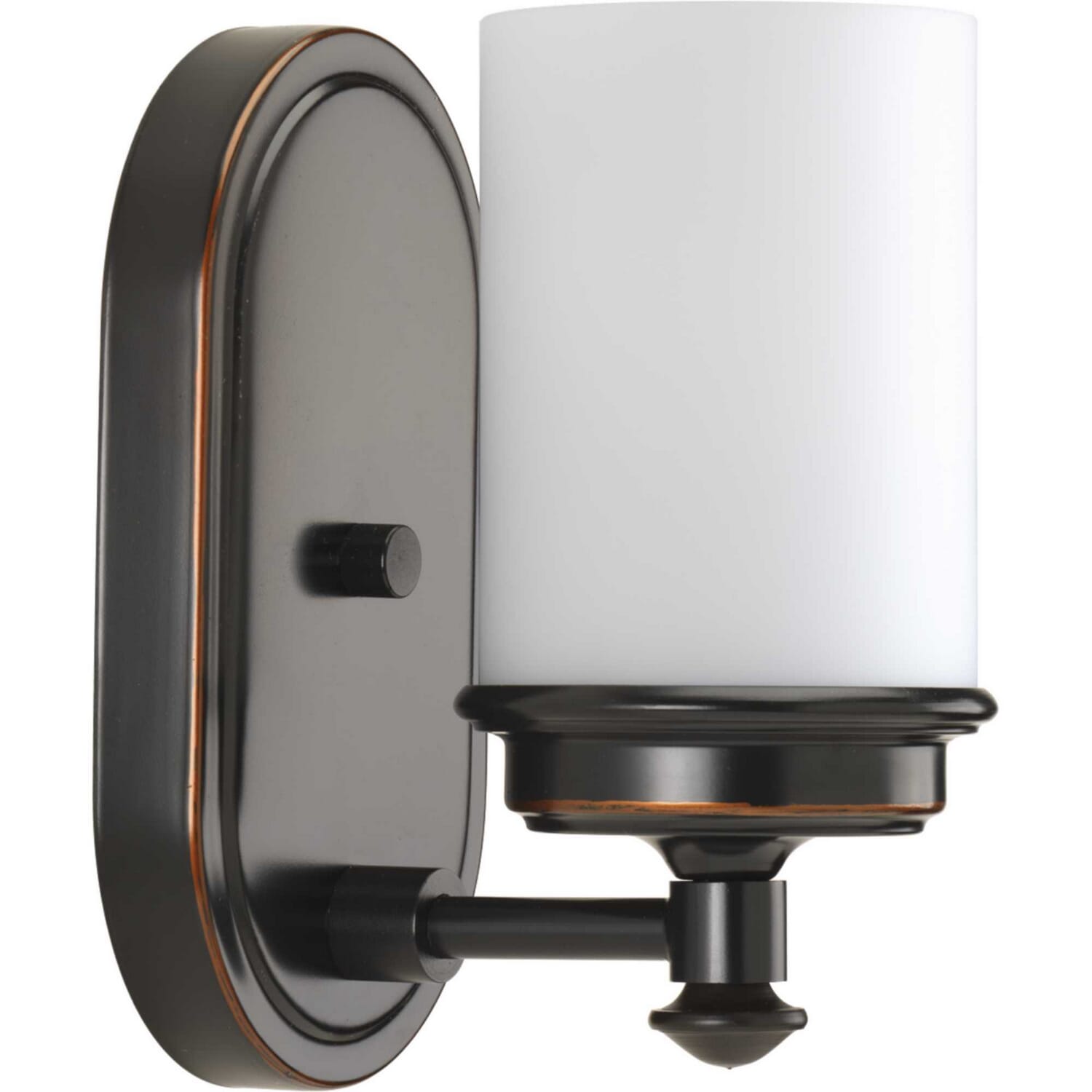 Rubbed Bronze One Light Bath from the Glide Collection