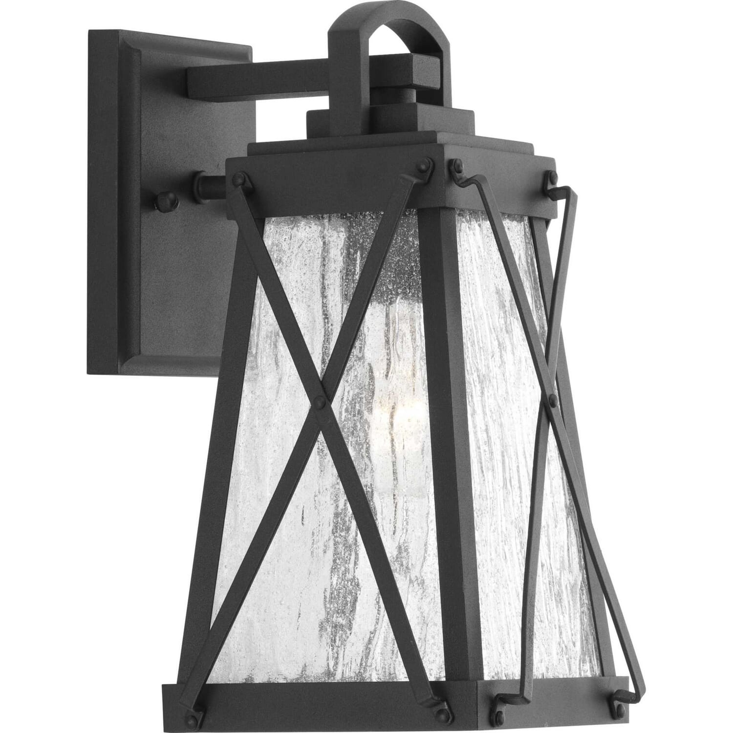 Black One Light Wall Lantern from the Creighton Collection