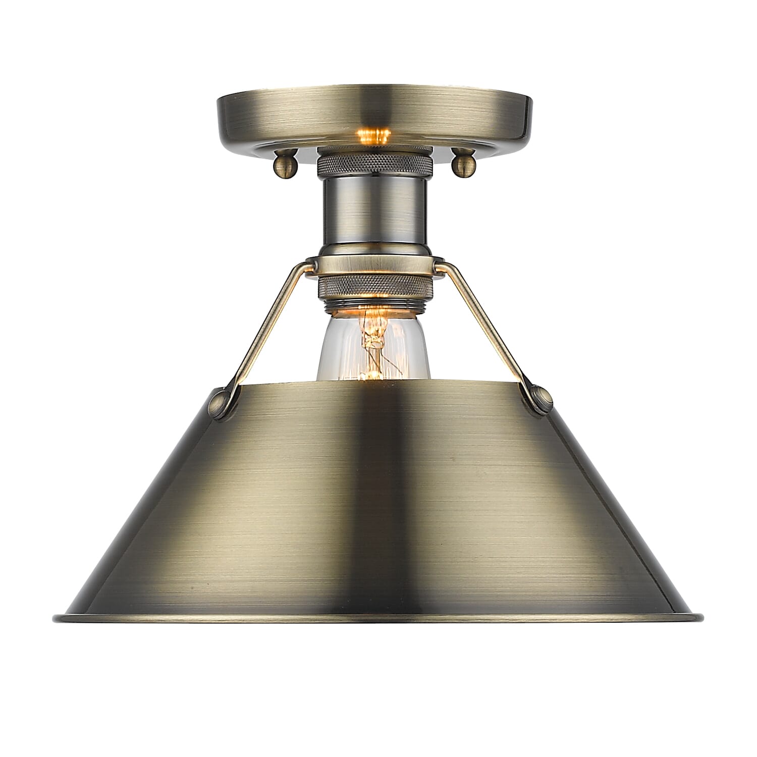 One Light Flush Mount by Golden