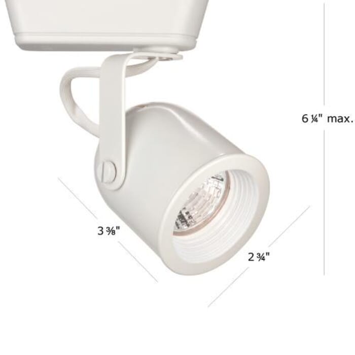 WAC Lighting 120V HT-808 1-Light Track Head in White WAC Lighting 120V HT-808 1-Light Track Head in White